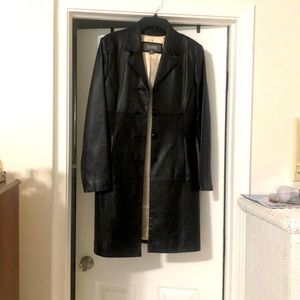 Ladies leather coat